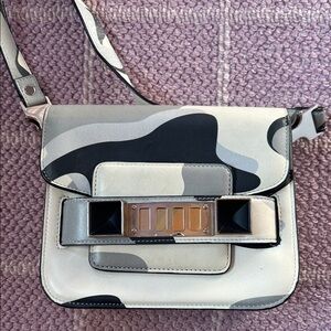 Proenza Schouler Black and Cream Crossbody Bag